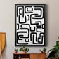 Shuffle II - Modern Framed Canvas Print