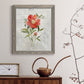 Linen Peony - Premium Canvas Framed in Barnwood - Ready to Hang