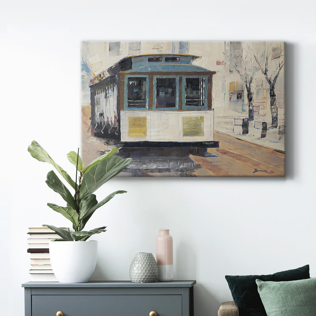 Cable Town Premium Gallery Wrapped Canvas - Ready to Hang