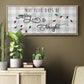Buffalo Check Merry - Floater Framed Canvas Print