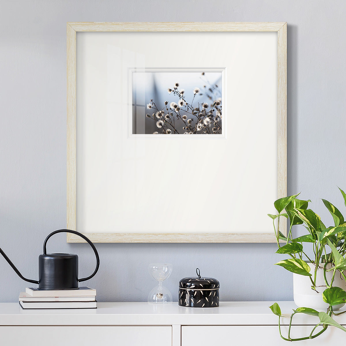 Spring Fluff- Premium Framed Print Double Matboard