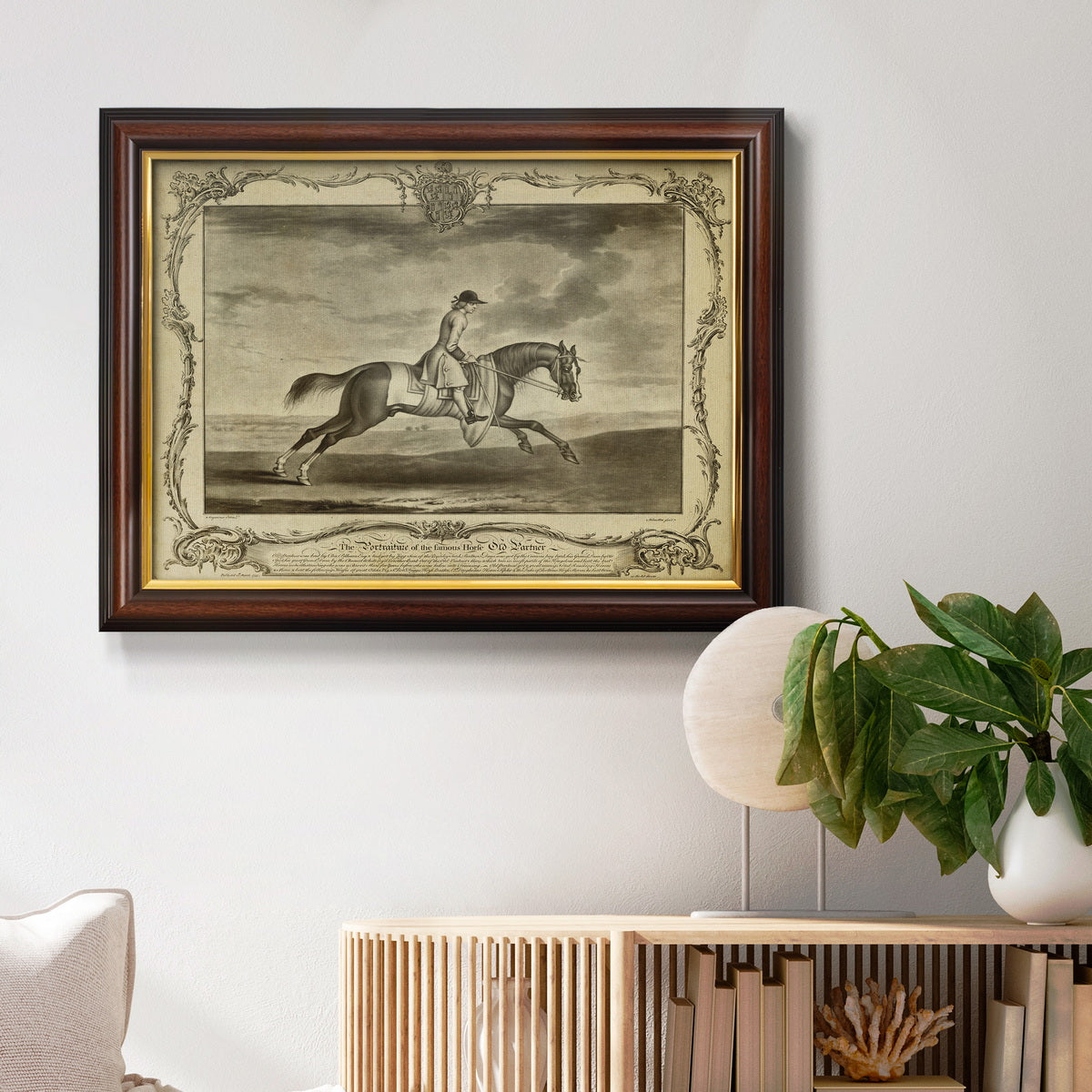 Distinguished Horses I Premium Framed Canvas- Ready to Hang