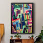 Connected Colors II - Modern Framed Canvas Print