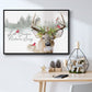Holiday Deer Collection A - Floater Framed Canvas Print