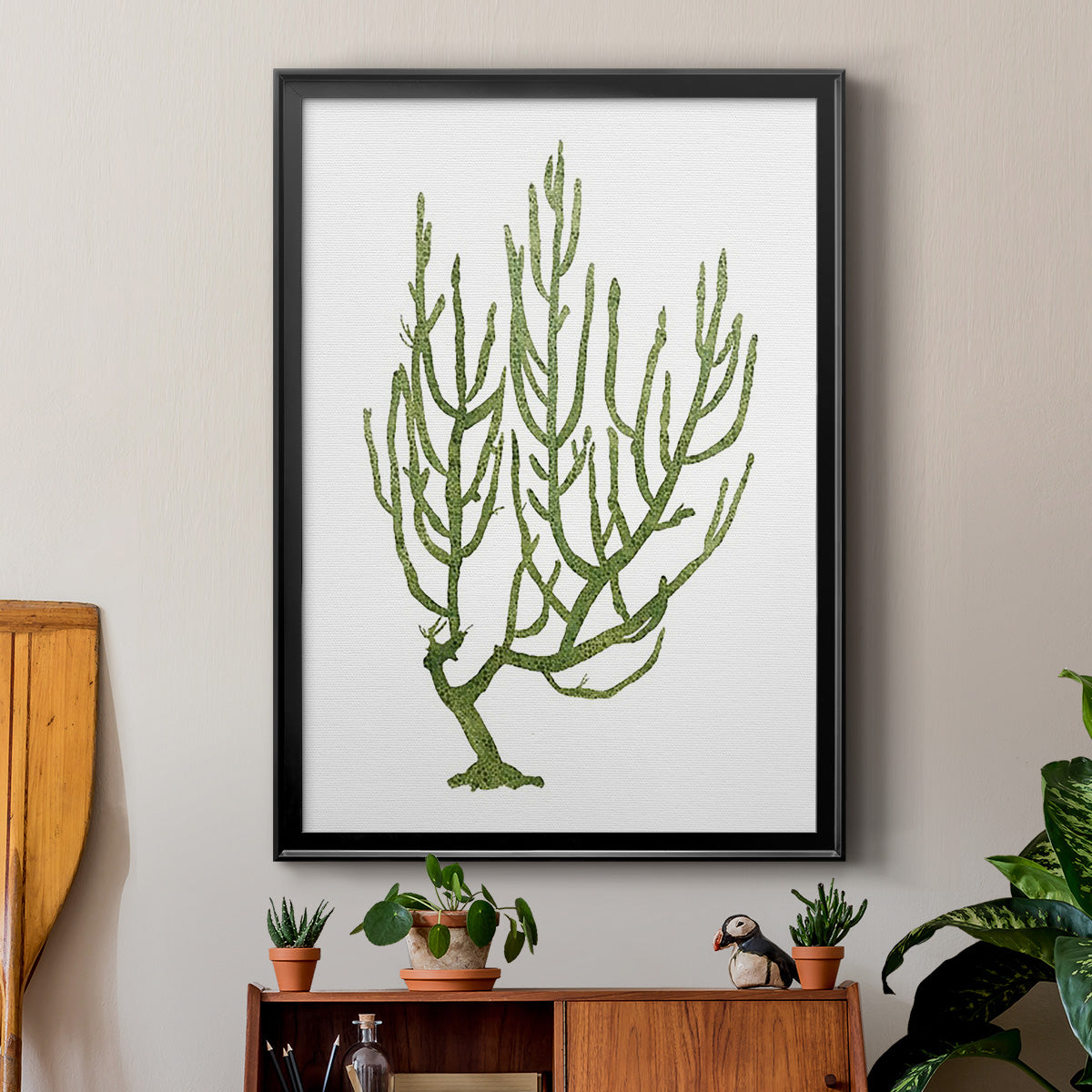 Coral Souvenirs III - Modern Framed Canvas Print