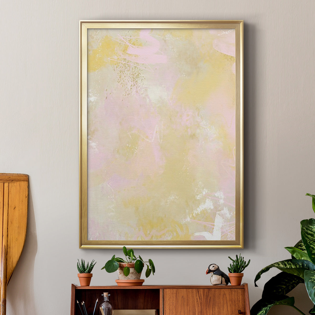 Lily's Laugh II - Modern Framed Canvas Print