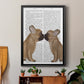 French Kiss Close Up - Modern Framed Canvas Print