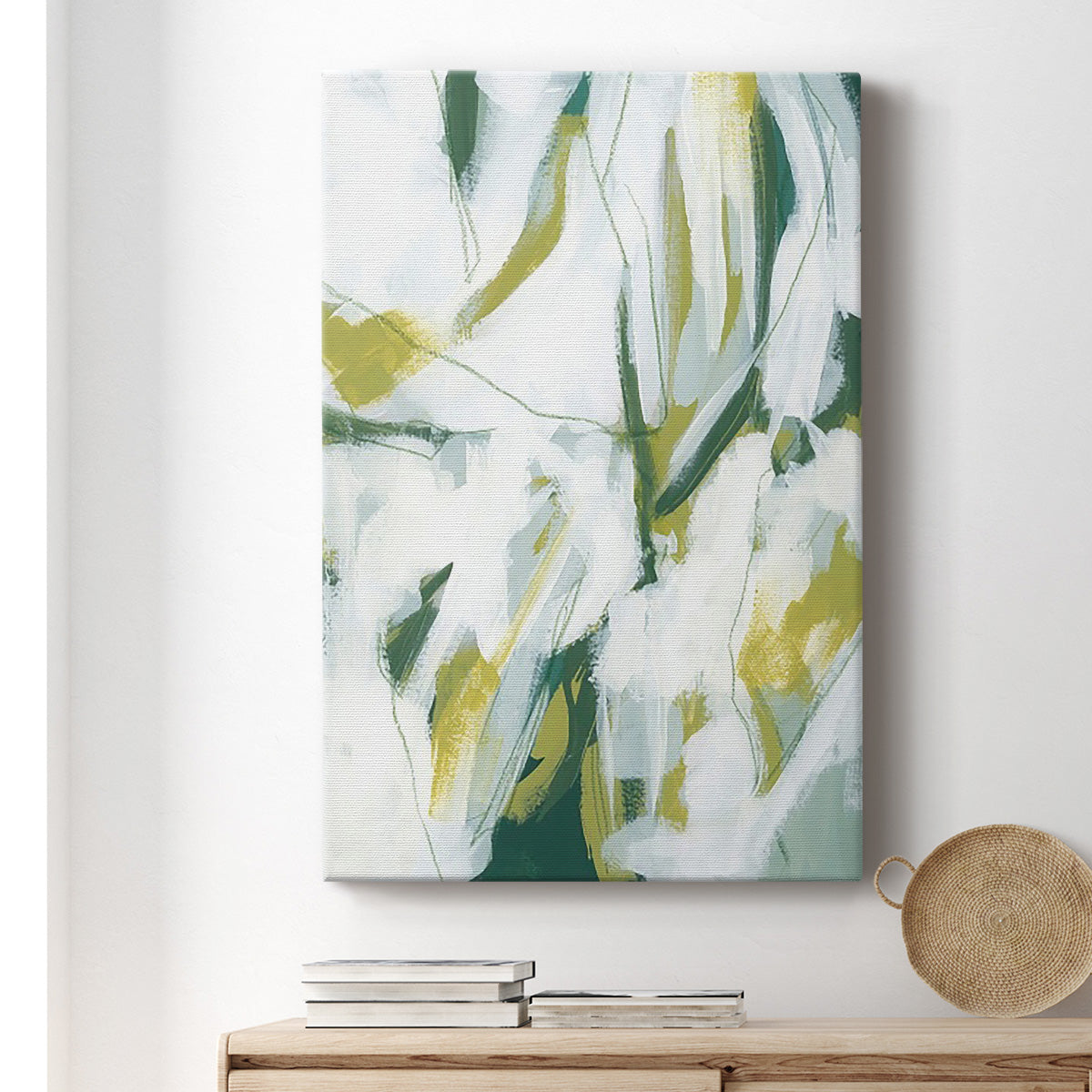 Emerald Ice I Premium Gallery Wrapped Canvas - Ready to Hang