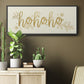Golden HoHoHo - Floater Framed Canvas Print