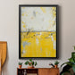 Yellow Bound - Modern Framed Canvas Print