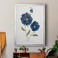 Blue Poppies - Modern Framed Canvas Print