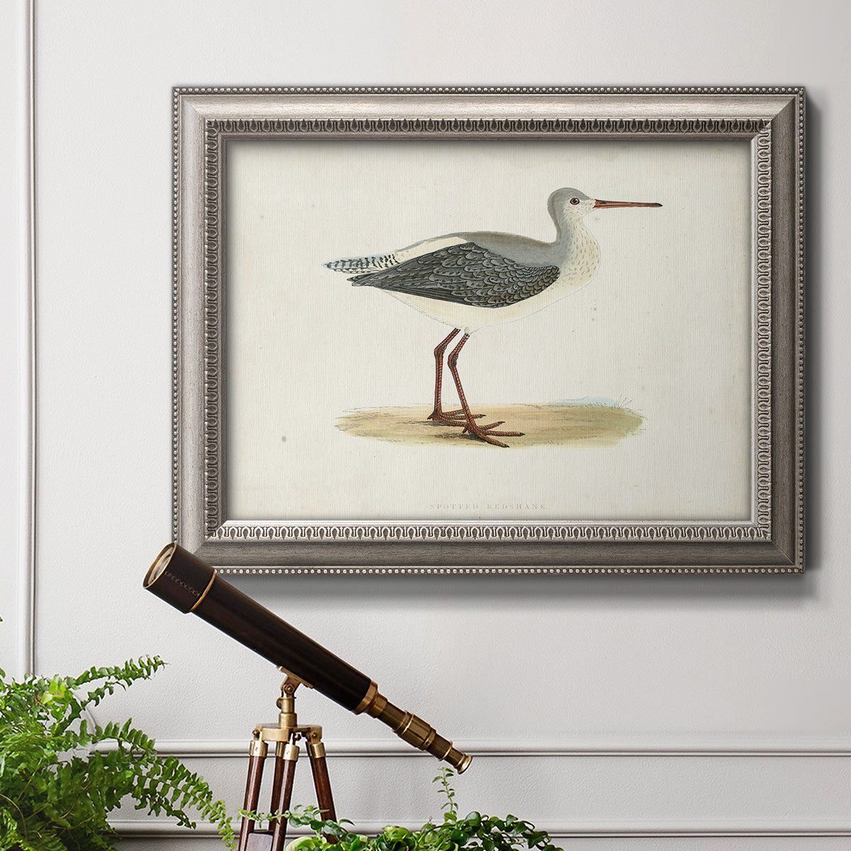 Morris Sandpipers I Premium Framed Canvas- Ready to Hang