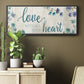 Love With All Your Heart - Floater Framed Canvas Print