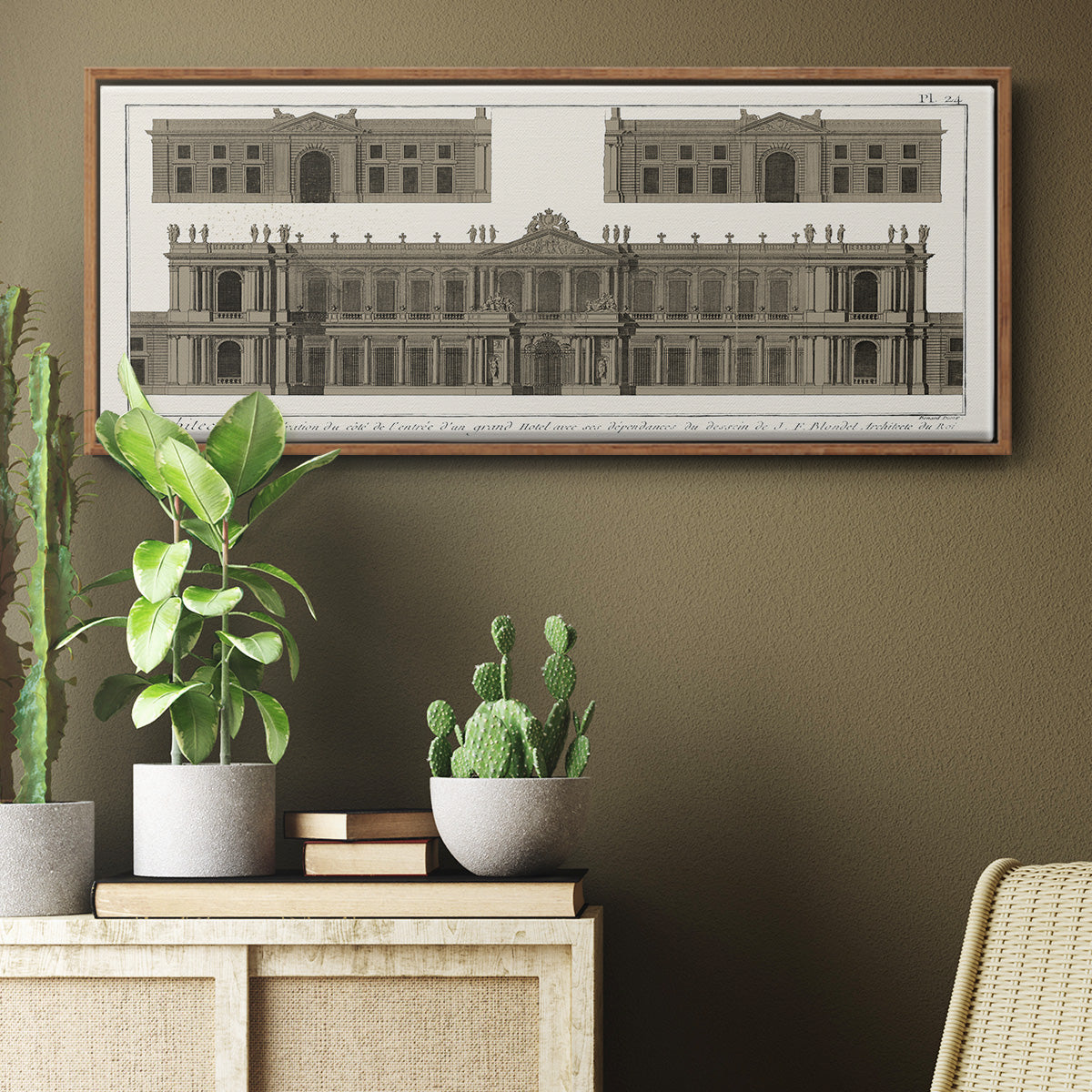 Buildings & Facades I - Floater Framed Canvas Print