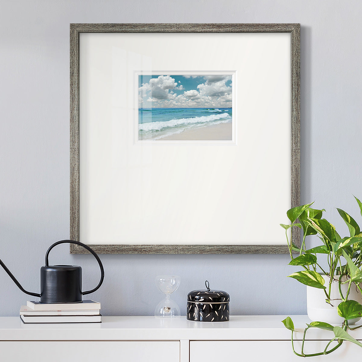 Beach Bliss Premium Framed Print Double Matboard