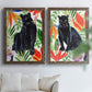 Panther's Paradise I - Premium Framed Canvas 2 Piece Set - Ready to Hang