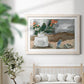 Vase of Pink Flowers III - Barnwood Framed Art Print