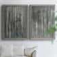 Birch Forest Abstracts I - Premium Framed Canvas 2 Piece Set - Ready to Hang