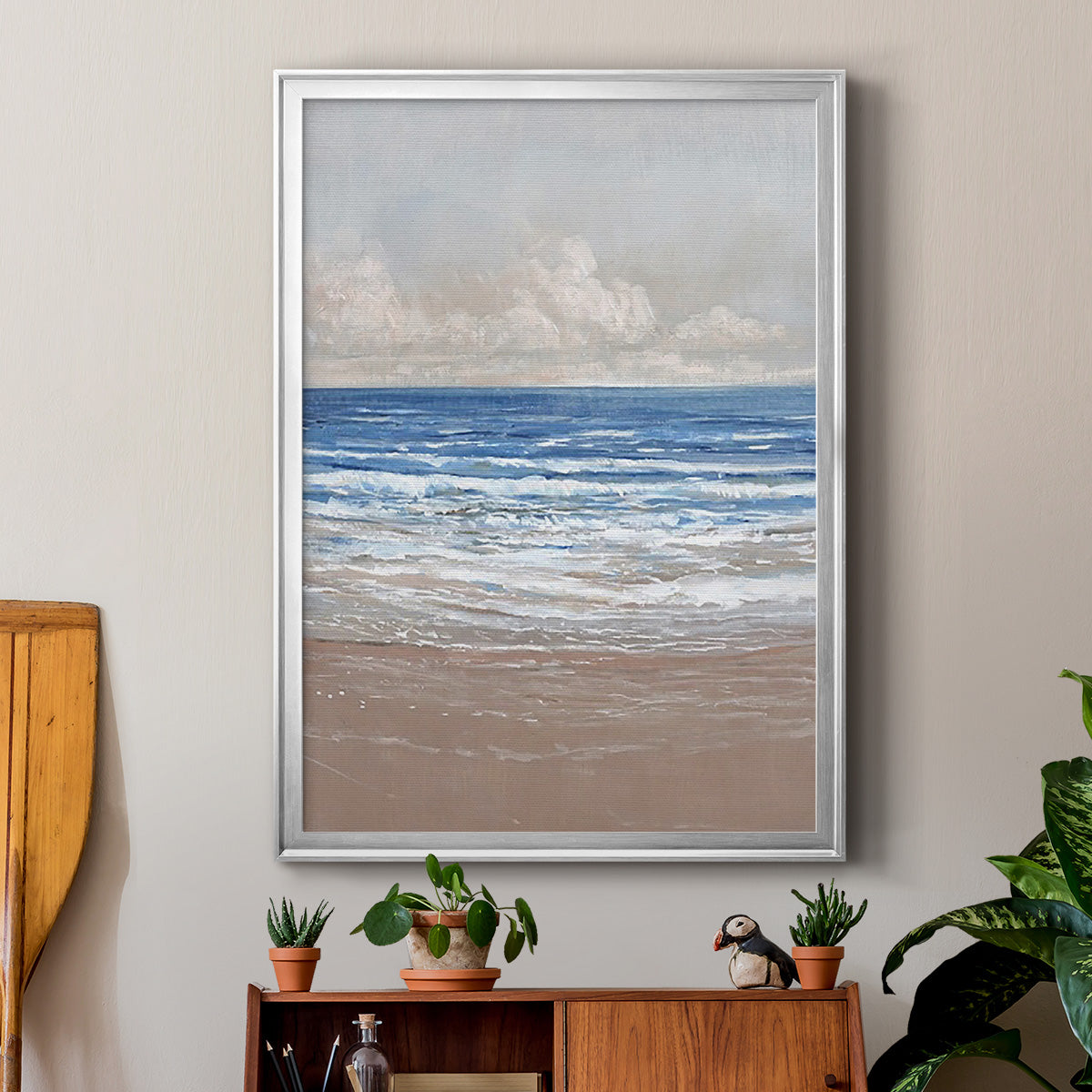 Stress-Free II - Modern Framed Canvas Print