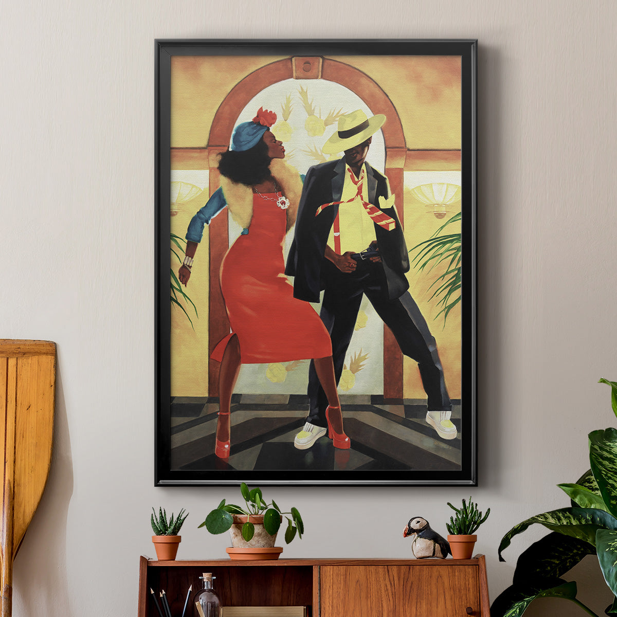 Night Out I - Modern Framed Canvas Print