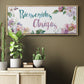 Bienvenidos Amigos - Floater Framed Canvas Print