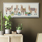 Llama Party - Floater Framed Canvas Print