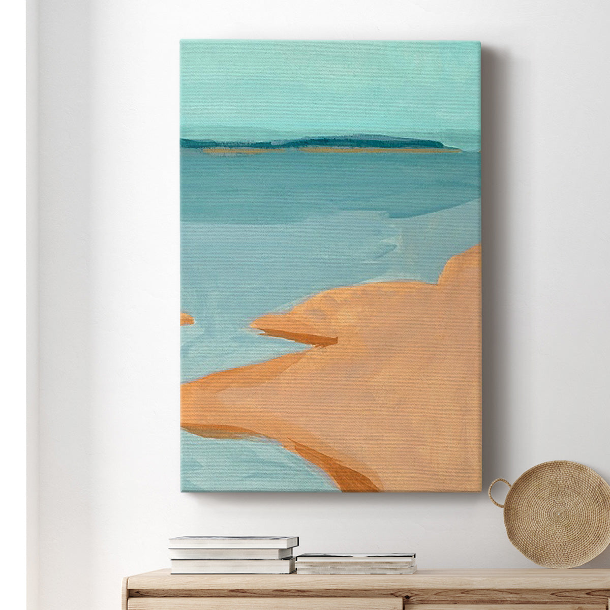 Out on the Sandbar III Premium Gallery Wrapped Canvas - Ready to Hang