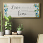 Love Builds - Floater Framed Canvas Print