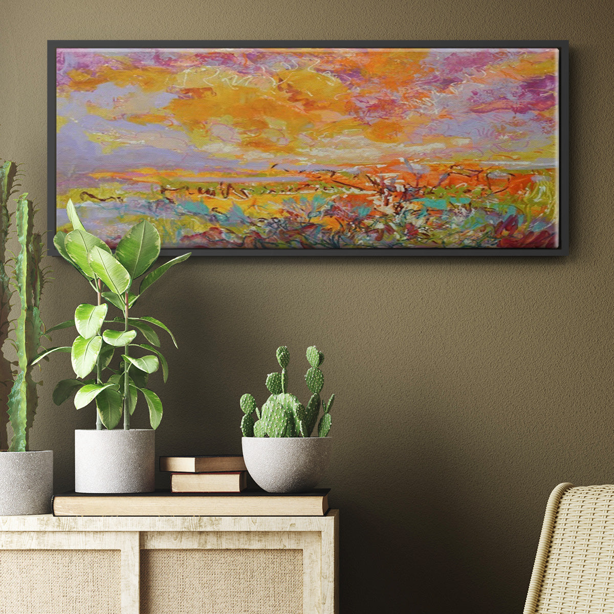 Radiance Remembered - Floater Framed Canvas Print