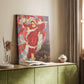 Canvas art print of a dramatic composition with bold color and emotional intensity styled in a home decor setting.