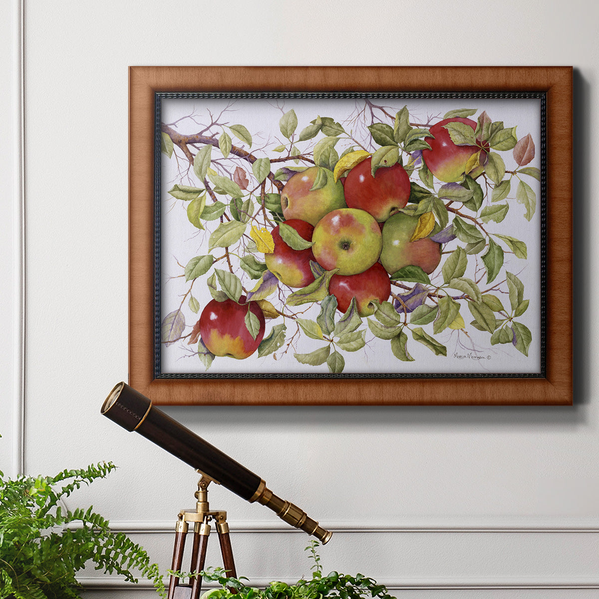 Apples Premium Framed Canvas- Ready to Hang