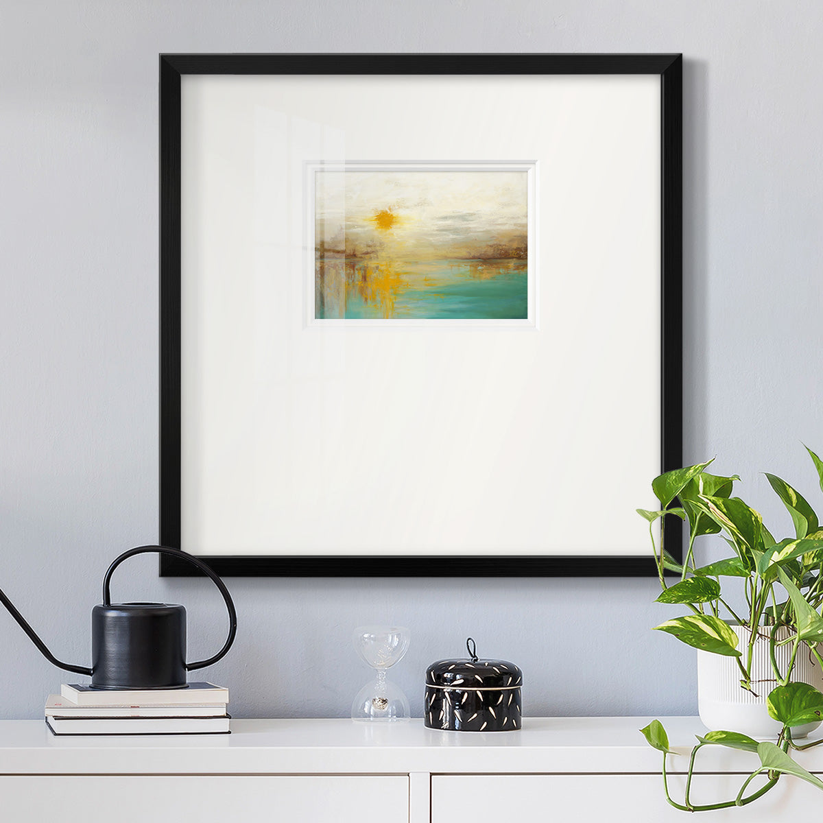 Last Day of Summer - Premium Framed Print Double Matboard