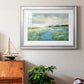 Winding Stream - Modern Framed Art Print