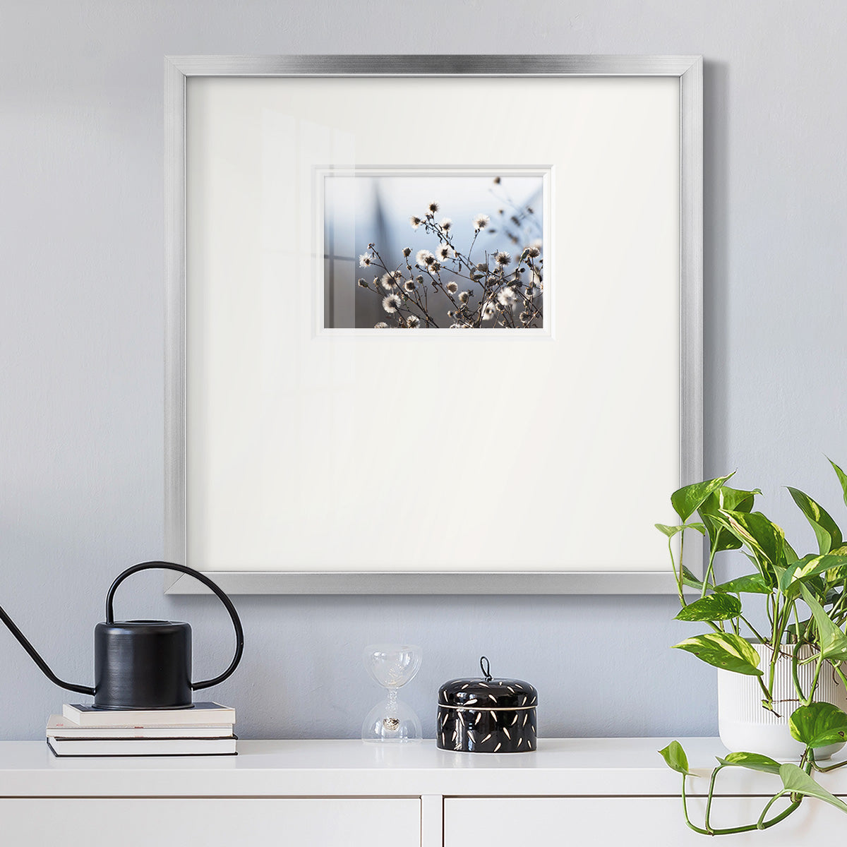 Spring Fluff- Premium Framed Print Double Matboard