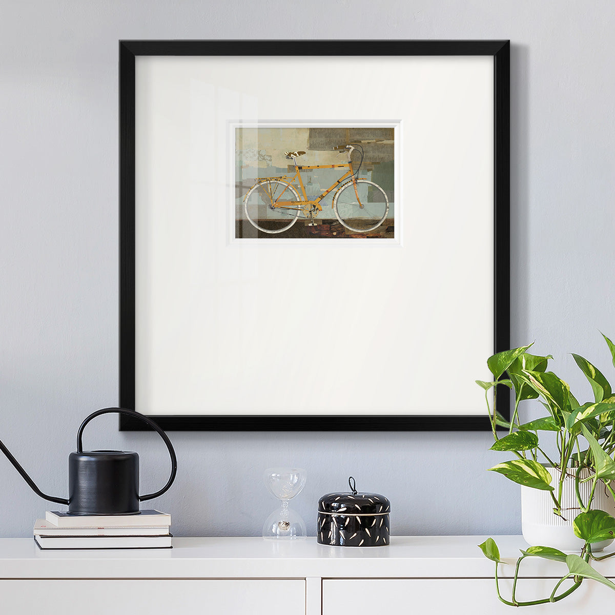 The Musician- Premium Framed Print Double Matboard