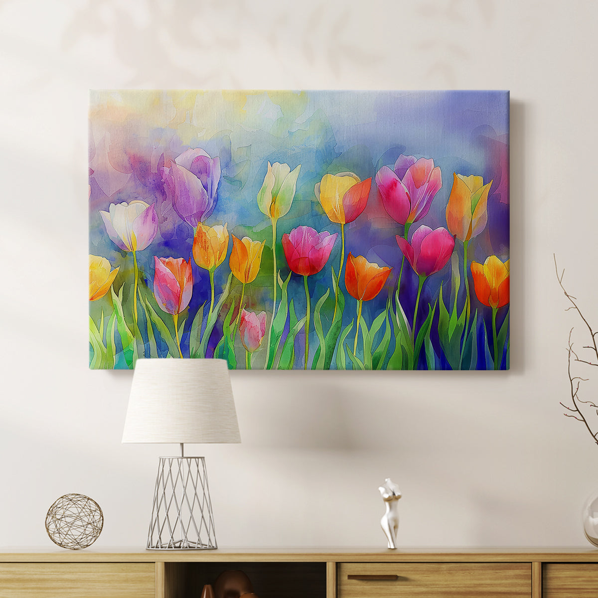 Floral Watercolor XLII - Canvas Art Print