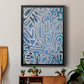 Santorini - Modern Framed Canvas Print