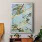 Aqua Sky - Modern Framed Canvas Print