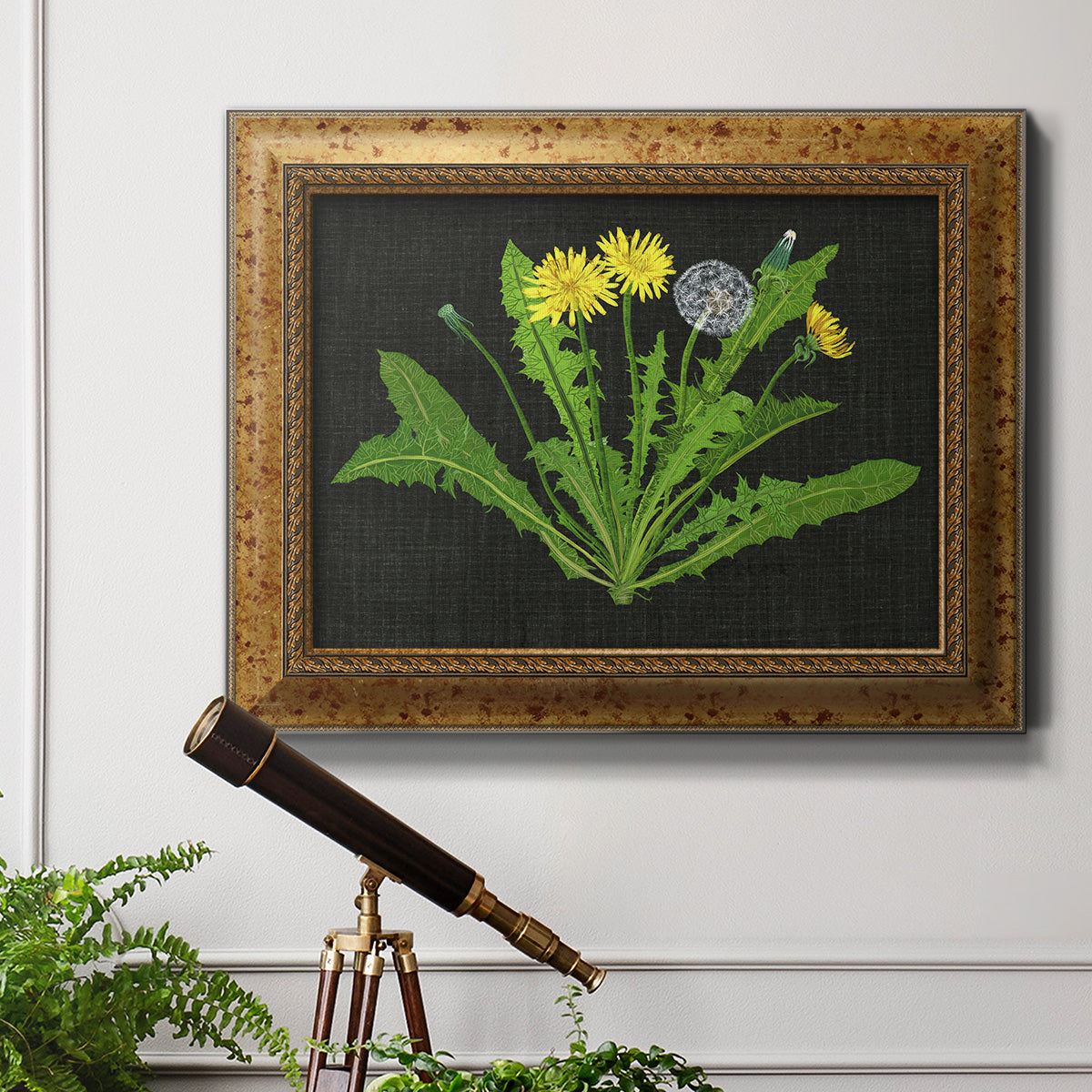 Wild Dandelion II Premium Framed Canvas- Ready to Hang