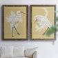 Heron Plumage V - Premium Framed Canvas 2 Piece Set - Ready to Hang