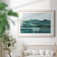 Green Grey Mountains II - Barnwood Framed Art Print