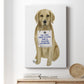 Love and Golden Retriever Premium Gallery Wrapped Canvas - Ready to Hang