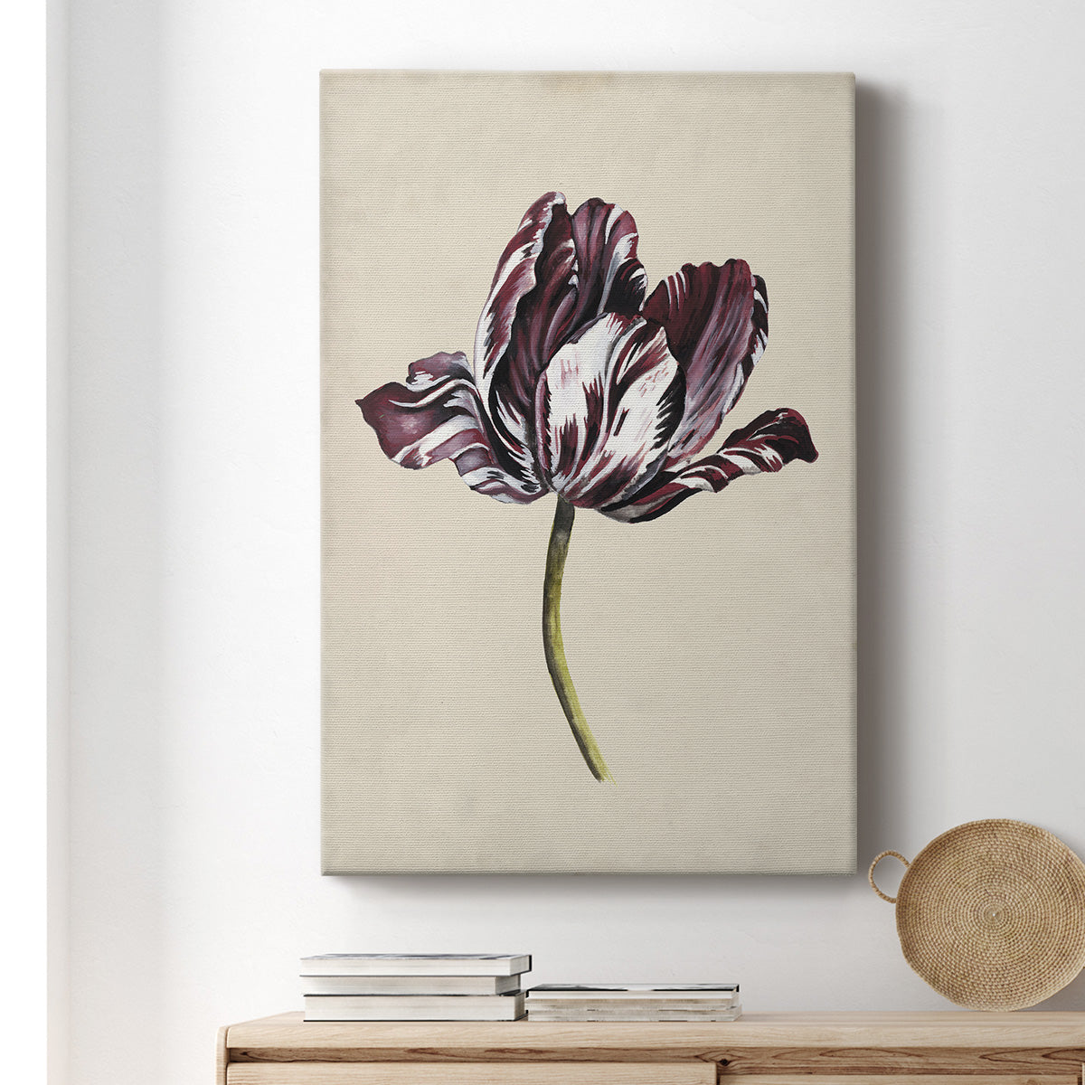 Antique Tulip Study I Premium Gallery Wrapped Canvas - Ready to Hang