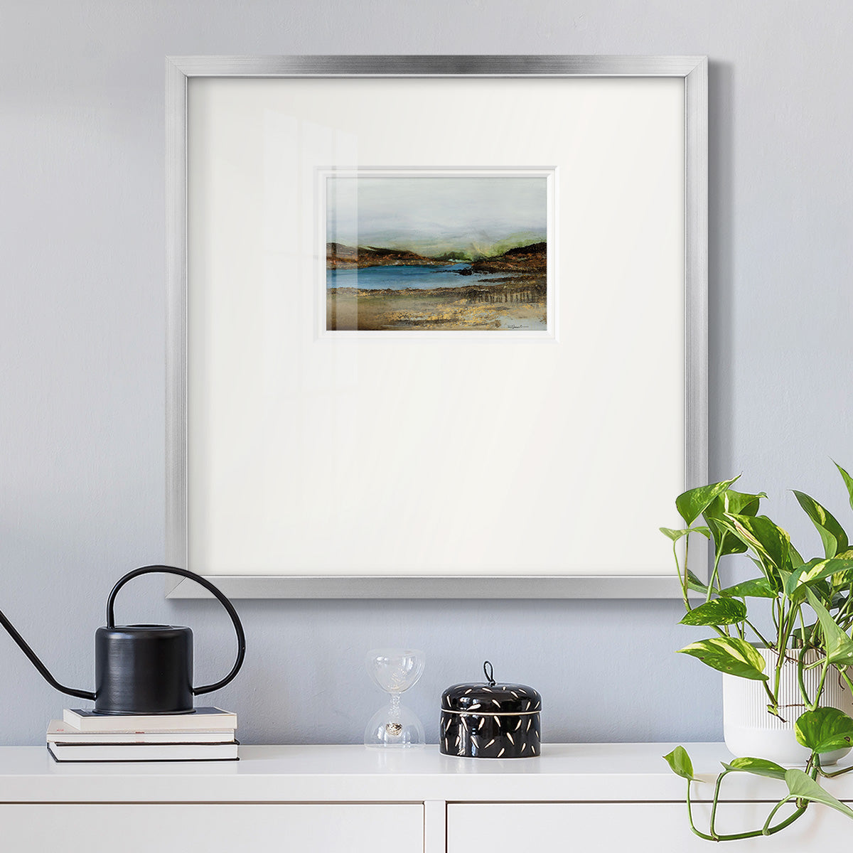 Lakeside Premium Framed Print Double Matboard