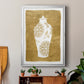 Golden Urn II - Modern Framed Canvas Print