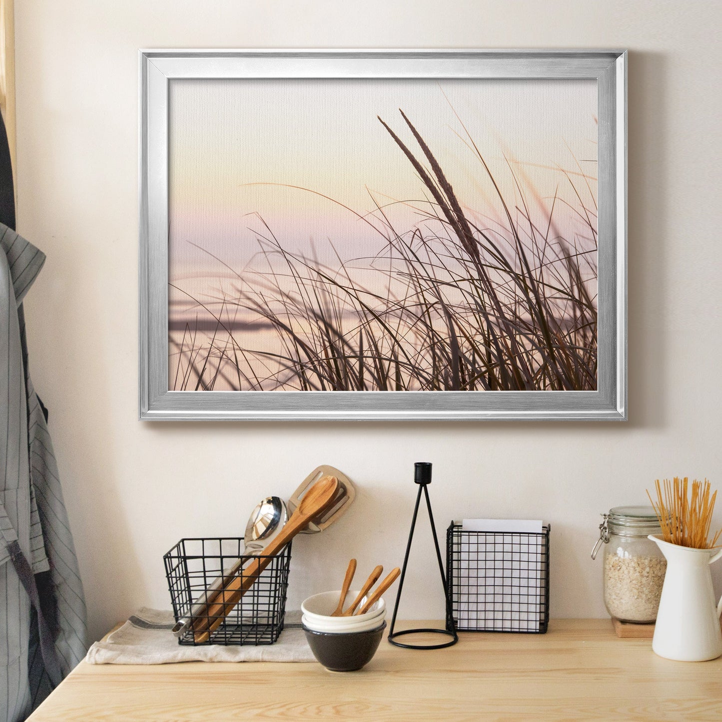 Cape Dune Morning Premium Classic Framed Canvas - Ready to Hang