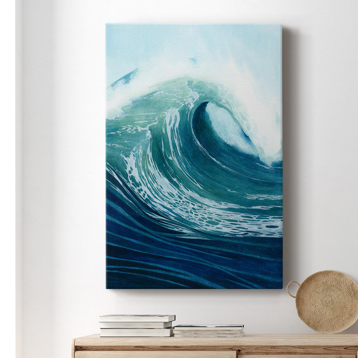 Sea Foam I Premium Gallery Wrapped Canvas - Ready to Hang