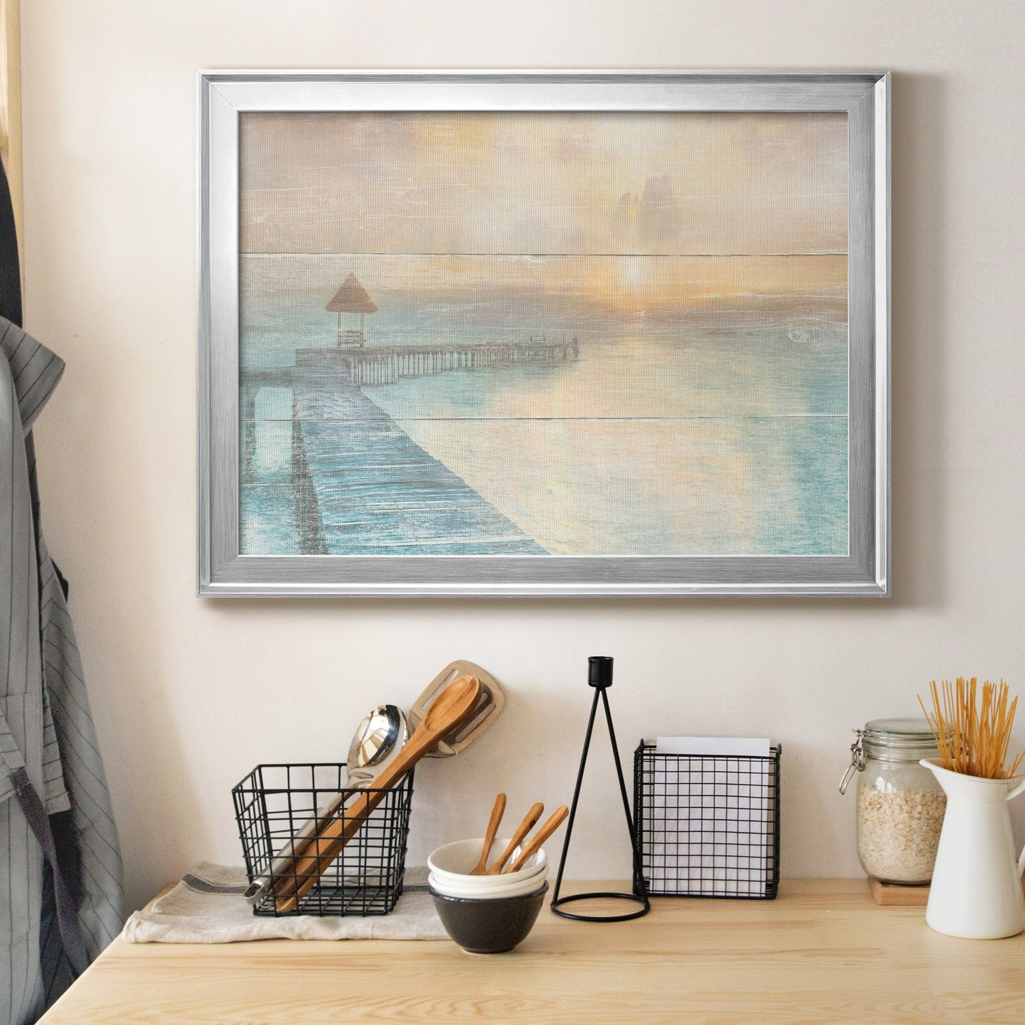 Gather at the Beach Premium Classic Framed Canvas - Ready to Hang