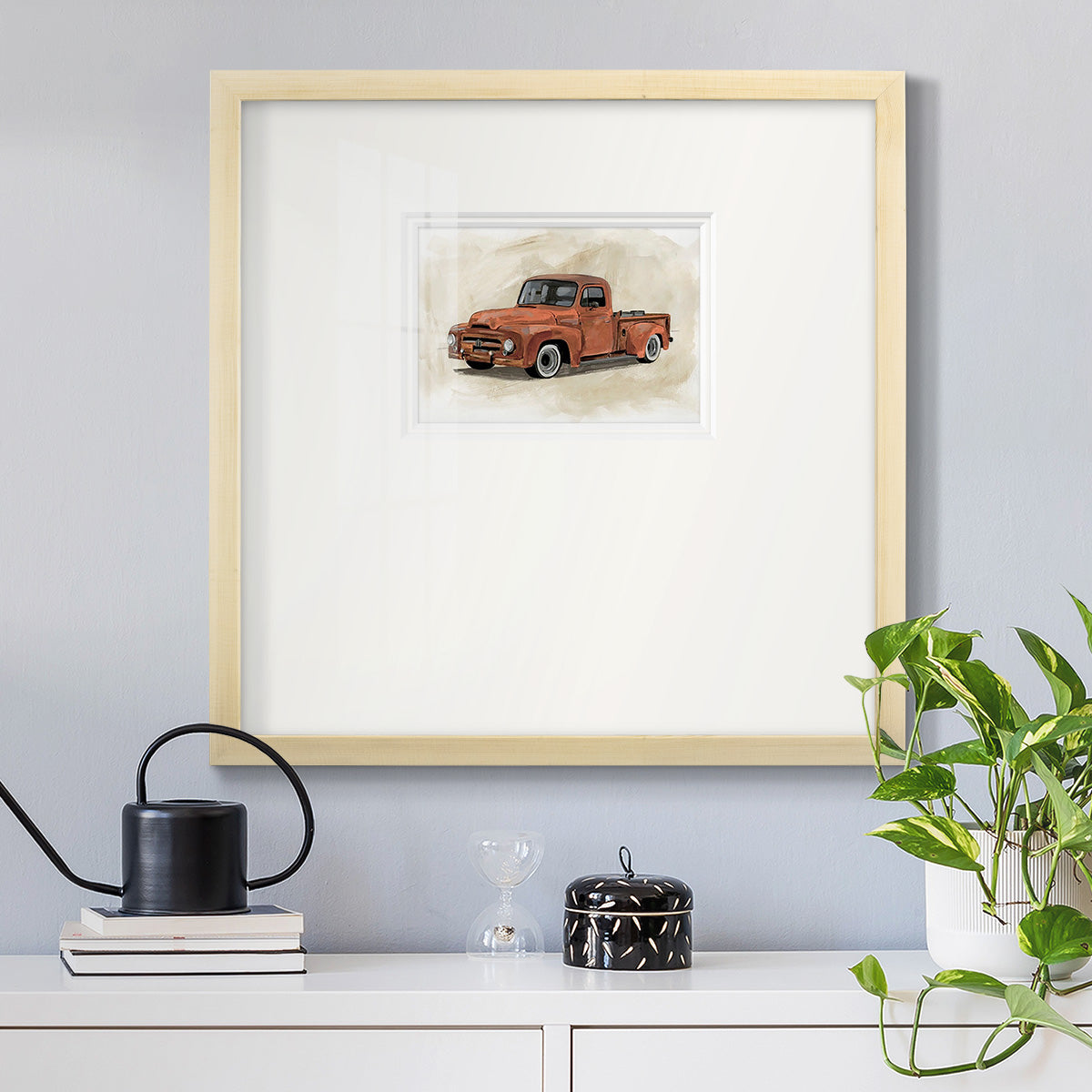 Pickup IV Premium Framed Print Double Matboard