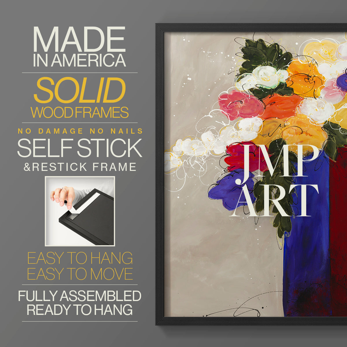For Me - Restickable Framed Art Print